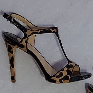 Gianni Bini Karina Tstrap dress sandal pump heel calf 7.5 *NEW WITHOUT BOX NWOB*